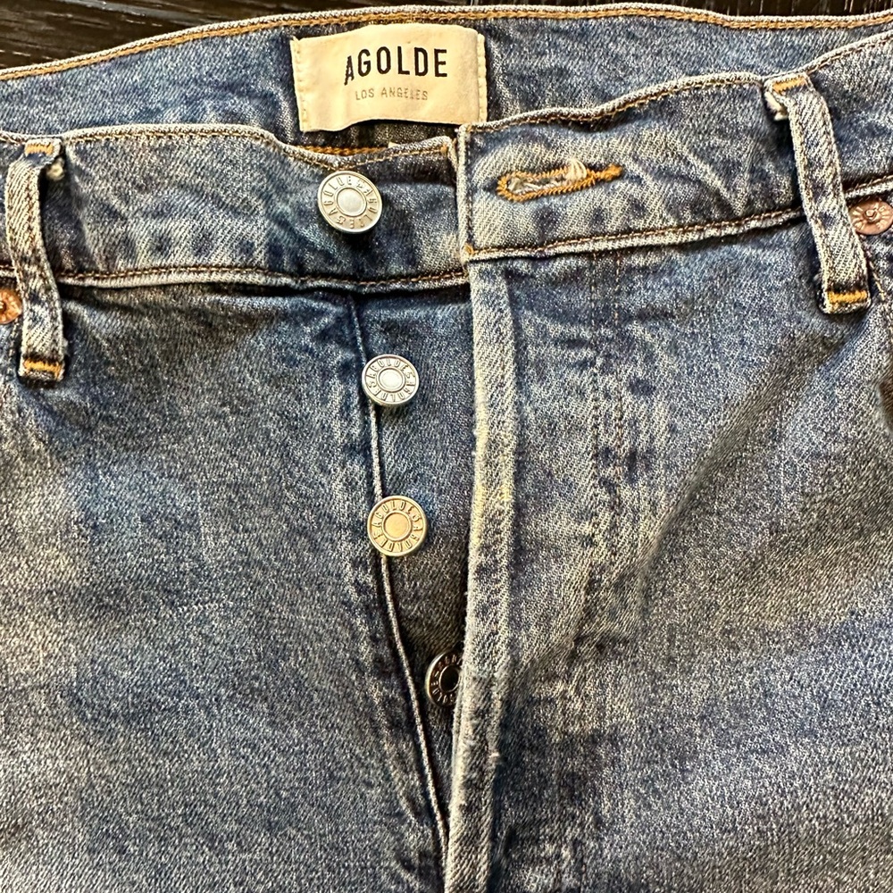 AGOLDE Blue Denim Jeans